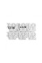 Epoxy Valentine's Day Special Keychain Mold with Love Writing, Set of 6 | - 6