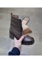 Women's Genuine Leather Orthopedic Boots with Double Zippers on the Front and Side, Comfortable, Stylish, Daily Boots - 4