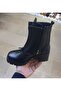 Women's Genuine Leather Orthopedic Boots with Double Zippers on the Front and Side, Comfortable, Stylish, Daily Boots - 4