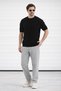 Crew Neck Knitwear Men's Cotton T-Shirt - 4