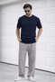 Crew Neck Knitwear Men's Cotton T-Shirt - 3