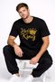 King Queen Lover Combination Oversize Couple T-Shirt Unisex Combination Matching Couple Set - 3