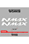 Yamaha Nmax Compatible Text Sticker – High Quality Custom Cut Foil (Set of 2)