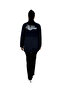 Large Size Cotton Zippered Pocket Sports Women's Sweatshirt - 5