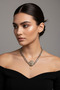 Ethnic Bohemian Large Necklace – Antique Silver Look Women's Necklace with Natural Stones - 5