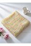 Hand Knitted Yellow Baby Blanket in 85*85 cm Size - 2