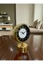 Marble Shine Gold 25 X 20 cm Metal Table Clock - 2