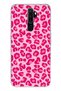 Oppo A5/A9 2020 Compatible Pink Leopard Design Printed Silicone Case