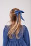 Embroidery Detailed Ruffled Girl's Dress-Blue - 4