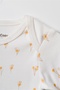 100% Organic Cotton, 2-Piece Long Sleeve Baby Bodysuit Set, Embroidered with Teddy Bear, Baby and Newborn Series, Unisex - 7