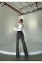 Trend Stone-Embellished Wide Leg Denim Jean Pants-Wide Leg Jeans with Stones - 4