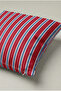 Red Marine Striped Throw Pillow Cover 016 – 45X45 cm Decorative Pillowcase - 3