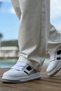 Rlx-2410 Avax Men's Casual Lace-Up Leather Sports Sneaker Shoes Cbt - White/Black - 3
