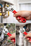 6 Inch Frog-Style Wrench Chrome-Plated Adjustable Spanner – Durable Steel Hand Tool - 3