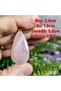 Pink Quartz Natural Stone Necklace - 4 - (Handmade Design Products) - 2