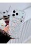 Flexible Silicone Case with a Pink Floral Design and a Handle, Compatible with iPhone 17 Pro Max/18 Pro Max. - 4