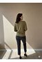 High Waist Smoked Classic Cut Slim Fit Trousers - 7