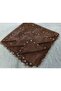 وشاح يمني مصنوع يدويًا من البلاستيك المزين بالترتر، مطرز من 4 جوانب - 6