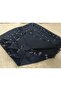 Handmade Plastic Sequin Writing, Yemeni Cheesecloth, Scarf, 4 Edges Embroidered - 6