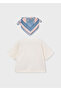 Girl's T-Shirt with Scarf - 4