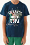 US Polo AssnBoy's T-shirt Capri Suit Navy Blue US1743-4 - 4