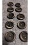 Ǝe Polyester Button 30 Size 20 mm 10 Pieces - 2