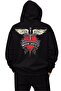 Unisex Bon Jovi Back-Printed Hooded Sweatshirt, Oversized Rock Band Themed Hoodie - 3