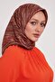 وشاح كريستالي لامع بنمط مخطط