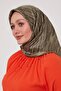 Striped Pattern Sparkling Crystal Scarf