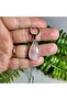 Pink Quartz Natural Stone Necklace - 10 - (Handmade Design Products)