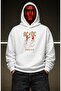 Unisex Ac-Dc Are You Ready Pwrup Back Printed Hooded Sweatshirt, Oversized Rock Band Themed Hoodie - 2