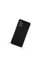 Samsung Galaxy A52 Compatible Black Velvet Phone Case with Velvet Interior - 3