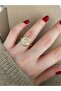 Limited Edition - Women's Ring with Large Oval Stone and Bottom Adjustment - 5