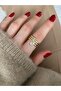 Limited Edition -3 Row Heart Bottom Adjustable Women's Ring - 4