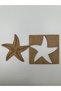 10 Pieces Starfish Wooden Painting School Event Activity Art 15 cm - 2