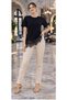 Privilege in the T-Shirt Satin Elegance Cotton Comfort Timeless Model with Lace T-Shirt \ T-Shirt - 6