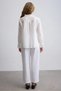 Women's White Vintage Lace Eyelet Embroidery Embroidered Ruffle Collar Long Sleeve Pinterest Bohemian Shirt Blouse - 8