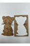 10 Pieces Leopard Wooden Painting School Event Activity Art 15 cm - 2