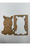 10 Pieces Cow Wooden Painting School Event Activity Art 15 cm - 2