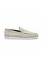 Cream Color Comfortable Laceless Loafer - 3