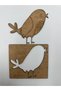 10 Pieces Sparrow Wooden Painting School Event Activity Art 15 cm - 2
