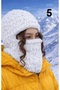 Bere Wegh Rumi Mask Without Ears Unise Snow Winter Mask Balaclava Beanie