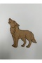 10 Pieces Howling Wolf Wooden Painting School Event Activity Art 15 cm - 4