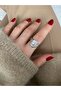 Limited Edition - Women's Ring with Large Drop Stone and Bottom Adjustment - 3