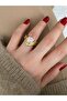 Limited Edition - Women's Ring with Large Drop Stone and Bottom Adjustment - 3