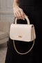 Stylish Design Women's Handbag with Chain Detail, Suitable for Daily Use, Special Women's Bag