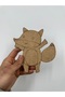 10 Pieces of Fox Wooden Painting School Event Activity Art 15 cm - 3