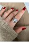 Limited Edition - Women's Ring with Large Drop Stone and Bottom Adjustment - 2