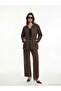 Esvab • Modern & Distinctive Shirt Roba Collar Leopard Embroidered Women's Jean Jacket - 2