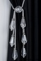 Ceiling Tieback with Cornice Attachment Custom Made Decorative Curtain Tieback Braçol Curtain Accessory - 2